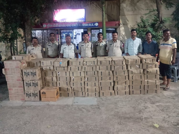 ताला तोड़कर ली तलाशी, खंडहर मकान में मिली 152 पेटी शराब
