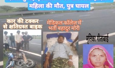 दिल्ली-मुंबई एक्सप्रेस-वे पर खतरनाक हादसे में मां की मौत, पुत्र घायल