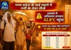मध्य प्रदेश में भीषण गर्मी, रतलाम में अधिकतम तापमान 42.8 डिग्री सेल्सियस पर पहुंचा, कई जिले में 19 अप्रैल तक लू का अलर्ट