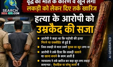वृद्ध की मौत और खून लगी लकड़ी को लेकर दिए तर्क खारिज, हत्या के आरोपी को उम्रकैद की सजा