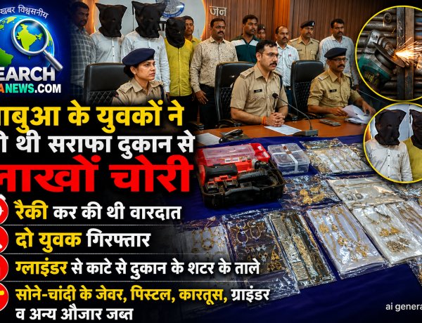 झाबुआ जिले के युवकों ने रैकी कर की थी सराफा दुकान में वारदात, लाखों रुपयों के आभूषण चुराकर ले गए थे, दो गिरफ्तार