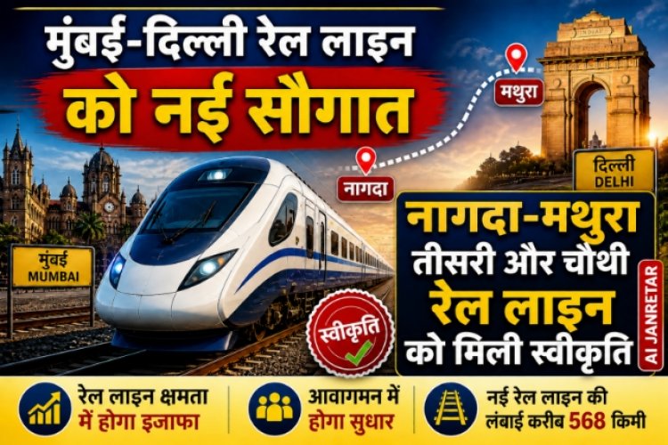 नागदा-मथुरा, गुंतकल-वाडी और बुढवल-सीतापुर तीसरी और चौथी रेल लाइन परियोजना स्वीकृत, रेल नेटवर्क में करीब 901 किलोमीटर का होगा इजाफा